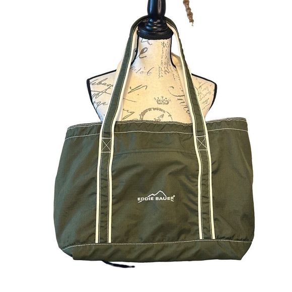 Eddie Bauer Bags Eddie Bauer Green Holiday Large Travel Tote